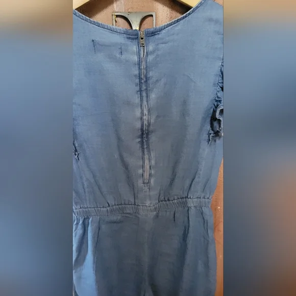 Old Navy Light Blue Denim Jumpsuit - Picture 4 of 5